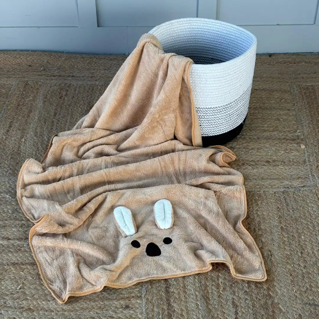 Cartoon Print Kids Towel | Lightweight & Quick Dry